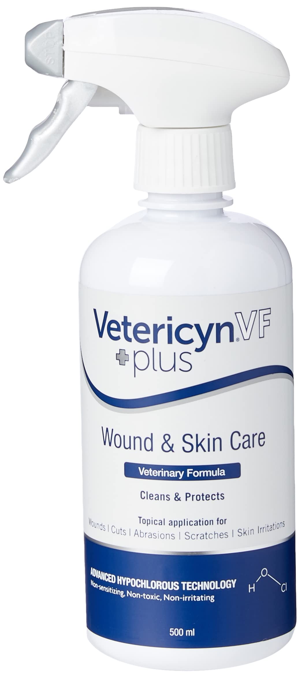Vetericyn Plus VF Wound and Skin Care Liquid, 500 ml