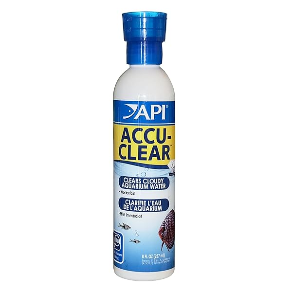 API ACCU-CLEAR FRESHWATER AQUARIUM WATER CLARIFIER 8-OUNCE BOTTLE