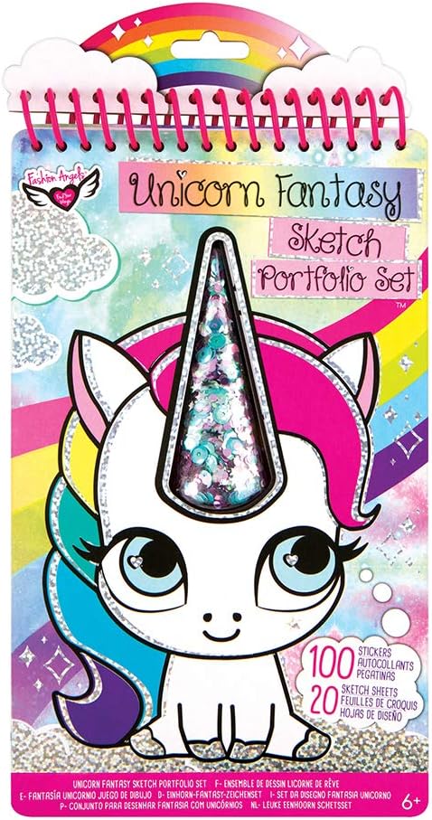 Fashion Angels Album DE Dibujo Unicornio PEQUEÑO: Amazon.es: Juguetes y juegos