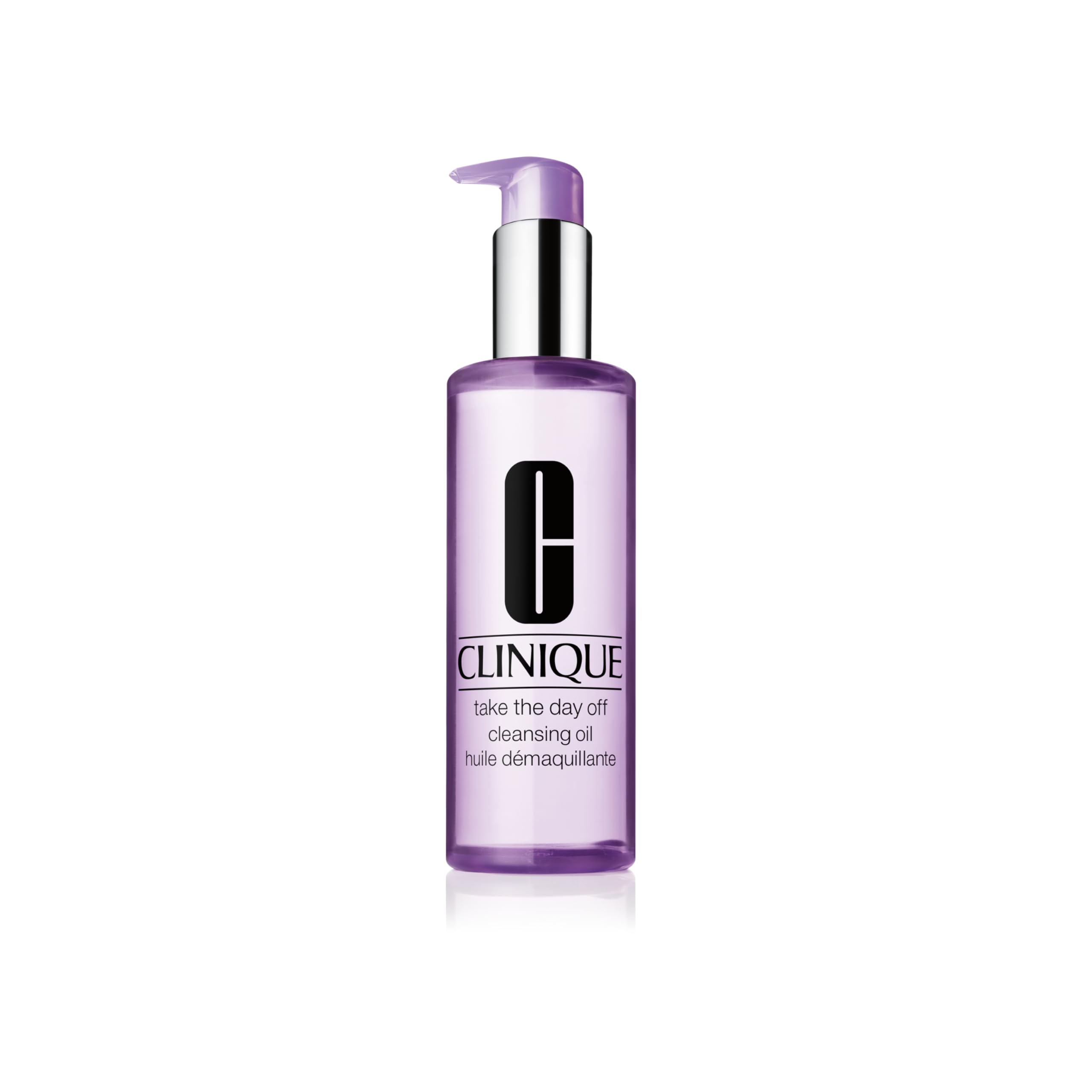 Clinique Take The Day Off Cleansing Oil Makeup Remover For All Skin Types | Dissolves Makeup + Sunscreen, 200 ml.