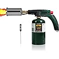 POWERFUL Grill Torch Charcoal Starter,Propane Searing Torch,Charcoal Lighter Campfire Starter,Fire Starter Torch,Sous Vide,Kitchen torch, Charcoal BBQ Grill Gun,Cooking Torch (Fuel Not Included)