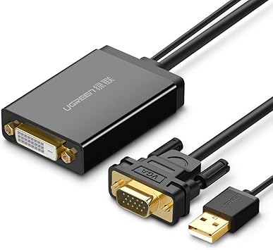 Amazon Ugreen Vga To Dvi 変換アダプタ Dvi24 1 Dvi D オス メス 19 1080p Dvd Laptop Hdtv Projector等に対応 Usb充電ケーブル付き Ugreen Dviケーブル 通販