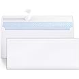 Joyberg 72 Packs #10 Envelopes, Business Envelopes, Envelopes Self Seal, Security Envelopes, Peel and Seal Closure, Size 4-1/8 X 9-1/2 Inches, White, 26LB