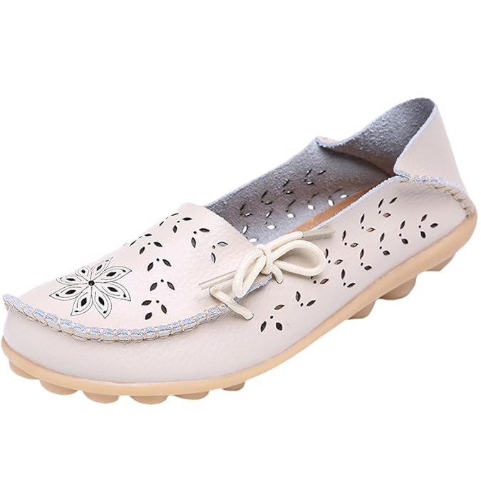 Vogstyle Damen Casual Slipper Flatschuhe Low-top Schuhe Erbsenschuhe