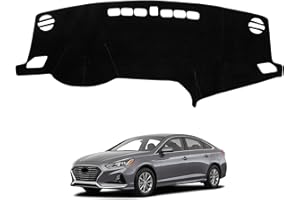 HPEVA Dash Cover Mat Compatible with Hyundai Sonata 2015 2016 2017 2018 2019 Dashboard Cover for Pad Custom Car Dashboard Interior Accessories Ornament