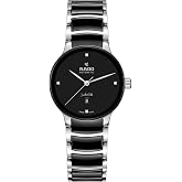 Rado Centrix Automatic Diamonds Unisex with Black Dial, Date Display and Swiss Automaitc Movement