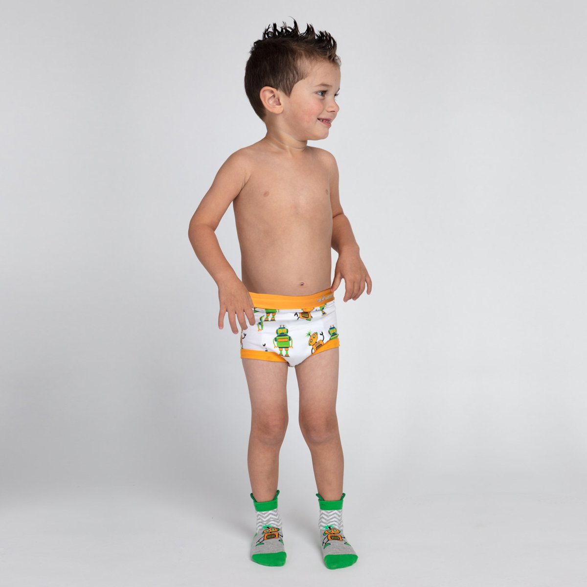 春先取りの トレーニングパンツ B072n25wpx パッド入り裏地 トイレトレーニングパンツ Undeez ベビー Ez 3t 幼児 ロボット ブルー無地 男の子 1年保証 Www Aiq Aiq Com Mx