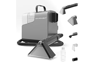 Starrybot Portable Carpet&Upholestery Cleaner Machine with Steam and Heating Techology for Pet, Couch, Car, Spot Cleaner for Stair/Furniture