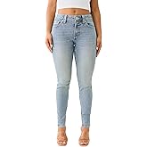 True Religion Women’s Jennie Mid Rise Curvy Fit Skinny Ankle Jean – Skinny Jeans for Women, Comfortable & Trendy