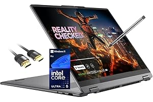 Lenovo Yoga 7i 2-in-1 Laptop, 16" 2K Touchscreen Laptop AI Copilot, Intel Core Ultra 5 226V, 16GB DDR5, 512GB SSD, Wi-Fi 7, Backlit KB, FP Reader, TB4, IR Camera, w/Stylus Pen, HDMI Cable, Win 11 Pro