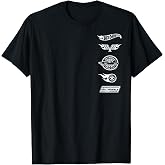 Hot Wheels - White Stacked Icon Logos Speed Club Racing Team T-Shirt