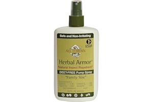 ALL TERRAIN Herbal Armor DEET-Free Pump Spray 8oz. Insect Repellent - Value Size, Plant-Based and All-Natural Bug Repellent for Outdoor Protection, Safe for Family and Pets