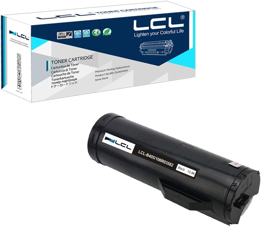 LCL Compatible Toner Cartridge VersaLink B405 B400 B400DN B400N B405DN 106R03582 106R03580 13900 Pages (1 Black) Replacement for Xerox VersaLink B405 Toner VersaLink B400 VersaLink B400DN B400N B405DN
