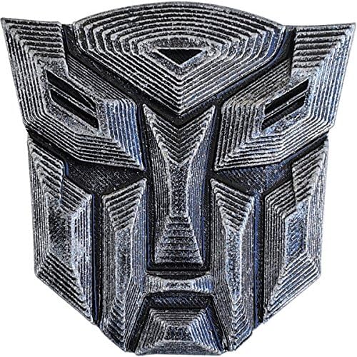 Unique Shape ABS Autobots Emblem Window Door Car Bike Sticker, 0.23 x 3.34 x 3.34 Inches, Multicolour