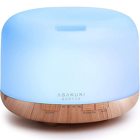 Asakuki 500ml Premium Essential Oil Diffuser 5 In 1 Ultrasonic Aromatherapy Fragrant Oil Humidifier Vaporizer Timer And Auto Off Safety Switch 7 #vapor #essential #oil #diffuser Asakuki 500ml Premium Essential Oil Diffuser 5 In 1 Ultrasonic Aromatherapy Fragrant Oil Humidifier Vaporizer Timer And Auto Off Safety Switch 7