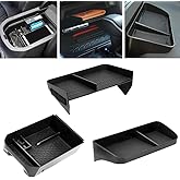 FETUSI 3PCS Center Console Organizer Fit for Toyota RAV4 2019-2023 2024 2025 Accessories, Divider Storage Tray + Armrest Storage Box + Dash Storage Organizer (Not for New 10.5'' Multimedia Display)