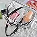 3Pcs Clear PVC Cosmetic Bag Organizer Toiletry Makeup Wash Bags Holiday Travel Pouch Set Doubtless Bay