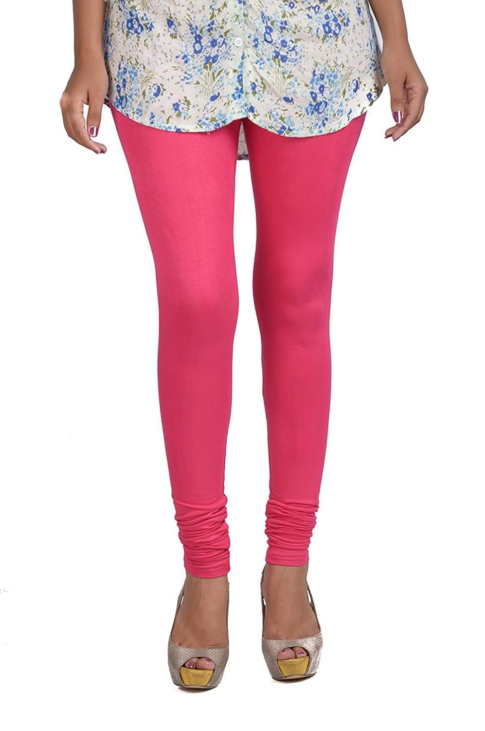 Buy Absolute Cotton Leggings for Women(Rani Pink) at Amazon.in