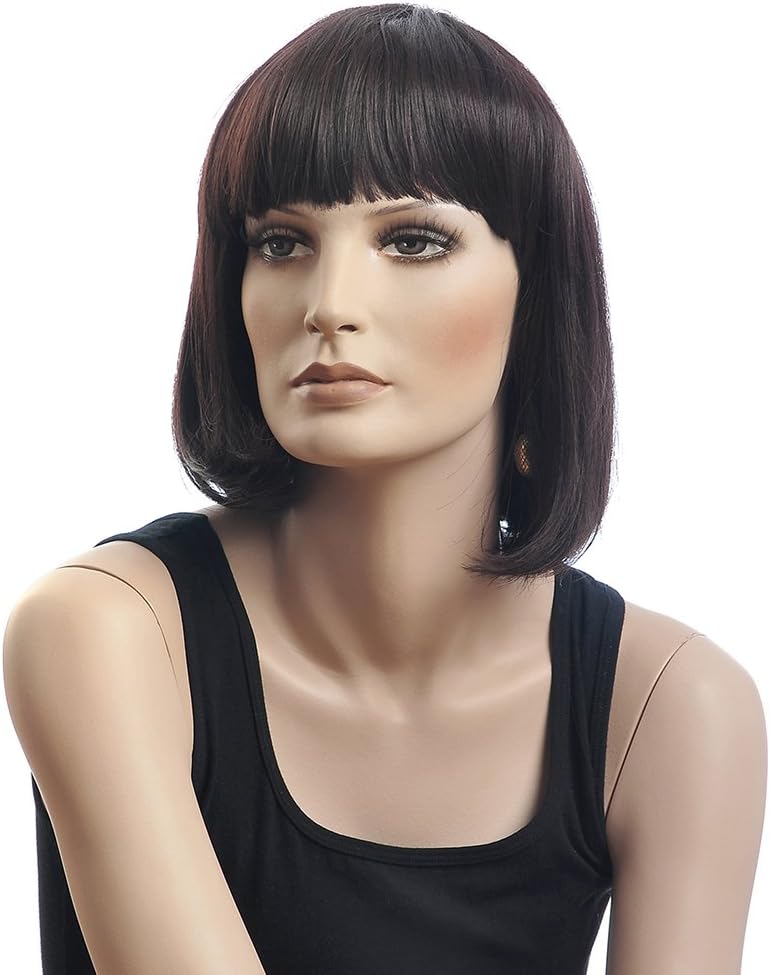 Amazon Com Miao Wig Chinese Bob Wigs For Women Heat Resistant