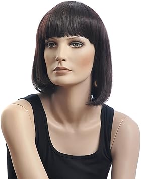 Amazon Com Miao Wig Chinese Bob Wigs For Women Heat Resistant