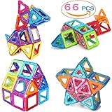 SASRL Magnetic Blocks Toys Educational Building Tiles Blocks Stack Toys Set - 66PCS