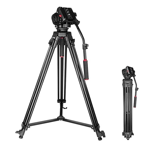 JIANG BREEZE Cámara trípode-cámara réflex, videocámara trípode de ...