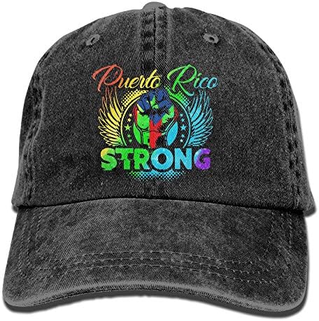 Vintage Puerto Rico PR Boricua Pride Vintage Printed Baseball Cap Trucker Hat Peaked Cap With Adjustable Closure