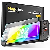 magglass Matte Screen Protector for Nintendo Switch 2 (8" inch), Anti Glare Tempered Glass Display Guard (Matte)