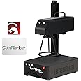 ComMarker B4 60W JPT Mopa Fiber Laser Engraving Machine,Support Lightburn Laser Engraver with 2Lens,2in1 Desktop Handheld Color Marking Machine for Stainless Steel,Tumbler