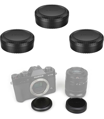 Amazon.com: 2-Pack X Mount Body Cap & Rear Lens Cover Kit for