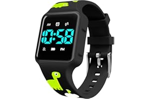 A ALPS Kids Potty Training Watch, Waterproof Digital Rechargeable Watches for Toddler with Countdown/Alarm Clocks/Music and Vibration Reminder, Timer Watch to Remind Children to Go to The Toilet