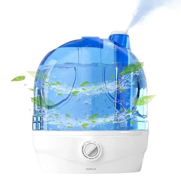 AZEUS HUMIDIFIERS, 2.8L ULTRASONIC COOL MIST HUMIDIFIER FOR...