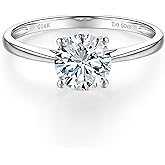 LynChoe 1 to 2 Carat IGI Certified LAB Grown Diamond Engagement Rings for Women in 14K Gold Anniversary Wedding Promise Rings Jewelry Gift for Her, D-F Color, VVS1-VS1 Clarity