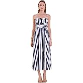 English Factory Women's Stripe Sleeveless Maxi Dress