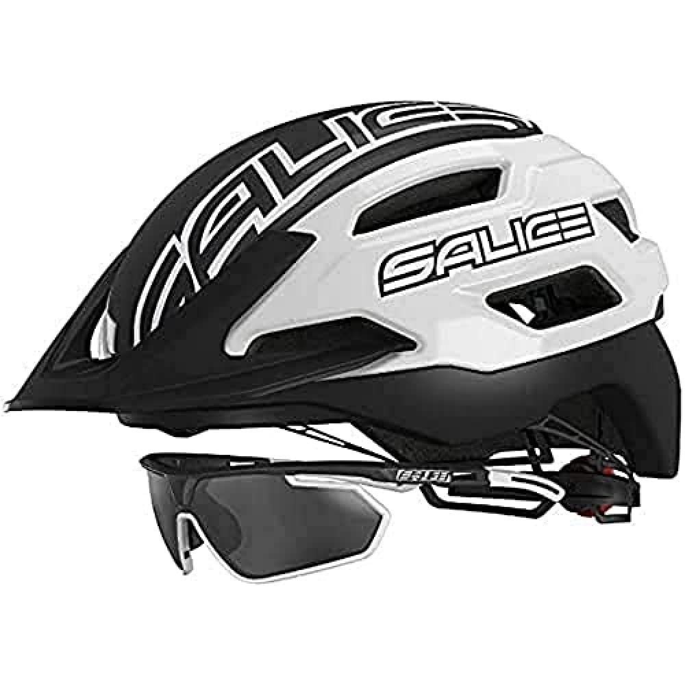 SALICE Black, Bike Helmet XS Size 51-56 Unisex Adult