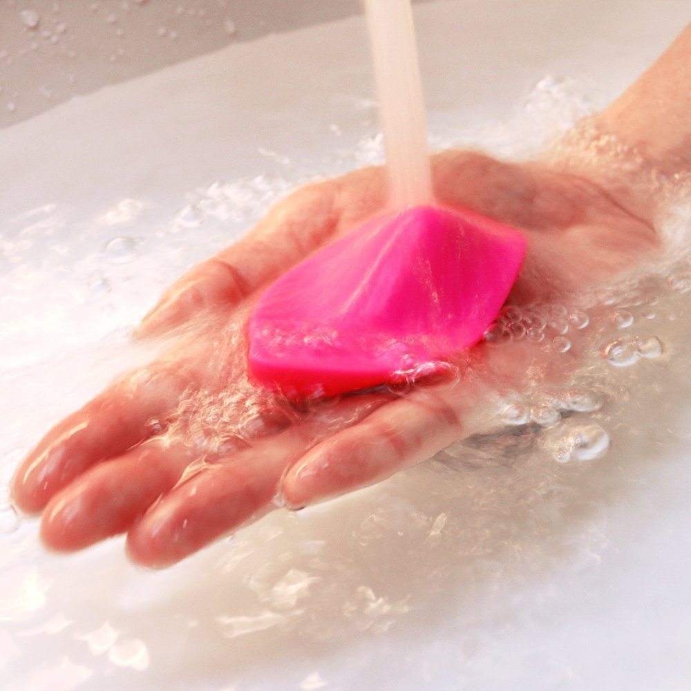 Auflegevibrator für Sie Stimulation der Klitoris mit Fernbedienung, Wearable Klein Klitorisstimulator Klitoris Vibrator Panty Pleasure (Rosa)