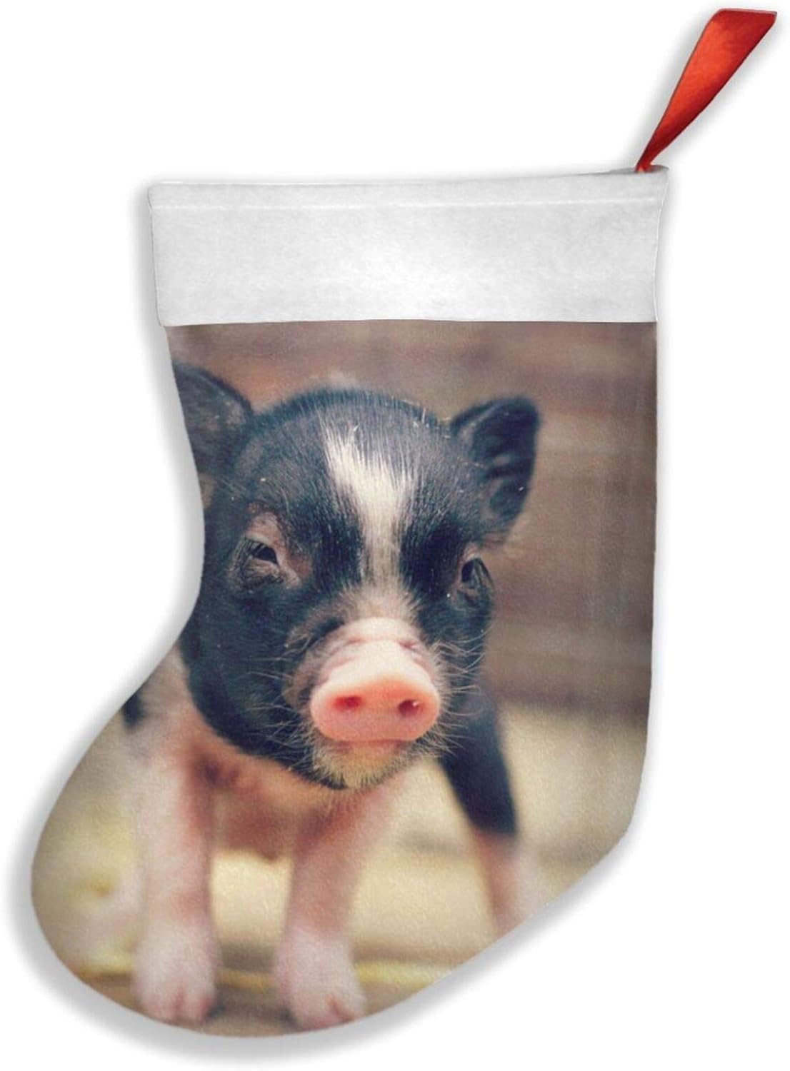 Piebald Schwein Welpe für Schweineliebhaber Schmusetuch