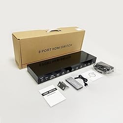 MT-VIKI Rack Mount HDMI Switch, 8 Ports HDMI Switch
