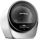 Effidry S3 Compact Clothes Dryer 1.0 cu.ft Capacity 110V 1050W Portable Dryers Machine with Stainless Steel Drum 8 Drying Mode for Small Spaces,Apartments dorm Mini electric secadora portatil de ropa