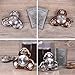 MultiBey Tri Fidget Spinner, Hybrid Ceramic Bearing, Diamond Tangent Plane, Precision Parts, EDC Toy, Champaign Gold/ Mirror Silver, Pack of 1 Set (Champaign Gold)