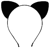 Bonnie Z. Leonardo Black Cat Ears Headband Furry