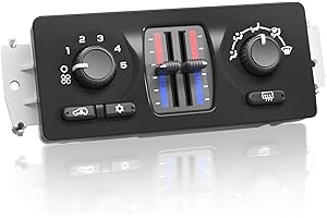 SINTLY 599-210XD Climate Control Module AC Heater Control Panel Fit for 2003-2007 Chevy GMC Cadillac Isuzu Saab Vehicle - Silverado Sierra 1500 2500 3500 Suburban Avalanche Tahoe Trailblazer Envoy Yukon 9-7X