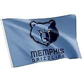 Desert Cactus Memphis Grizzlies Flag NBA 100% Polyester Indoor Outdoor 3x5 feet National Basketball Association Team Flags (Flag #2)