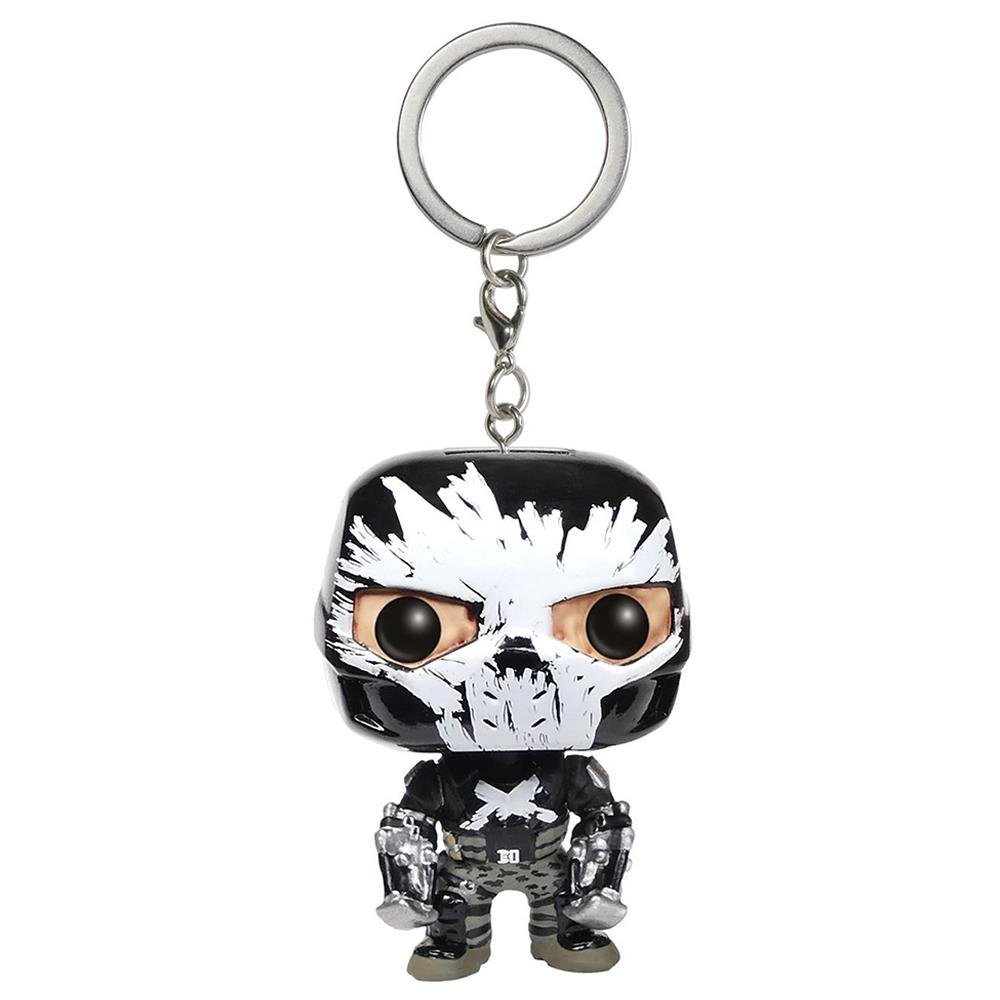 Funko Marvel: Civil War 9513-PDQ Pocket POP! Captain America CW Crossbones Keychain Figure