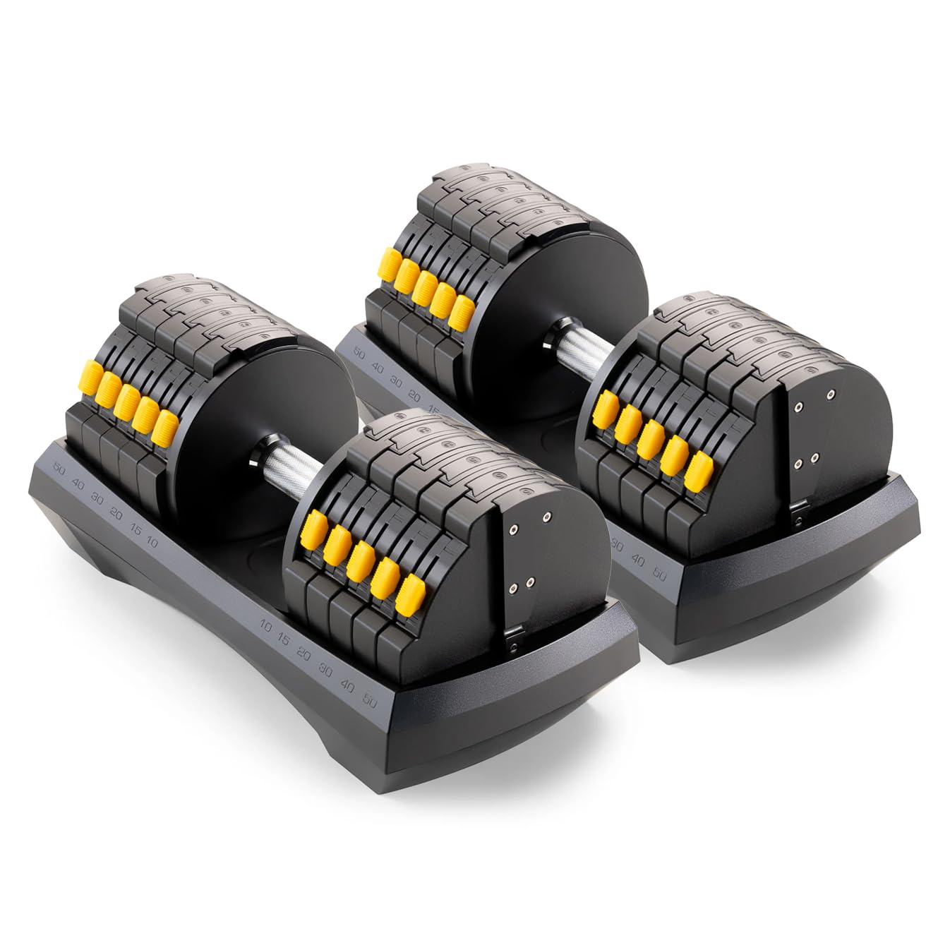 View 1 of **ONE BOX ONLY**Marcy 100lb Adjustable Dumbbell Set (Pair), 50lb Each - ADDB-2597
