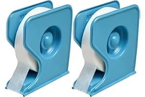 GENERIC Micropore Surgical Medical Tape with Dispenser, Skin Friendly Paper, 0.5 Inch X 10 Yard, White, NonSterile, 2 Each