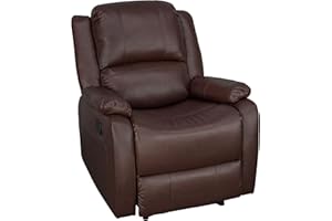 RecPro Charles Collection | 30" Zero Wall Wall Hugger Recliner | RV Living Room (Slideout) Chair | Mahogany, 1-Pack