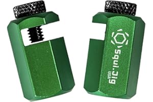 Tall Stair Gauges for Layout Framing Square Attachment Rip Guide Speed Square Jigs Made in USA (Green)