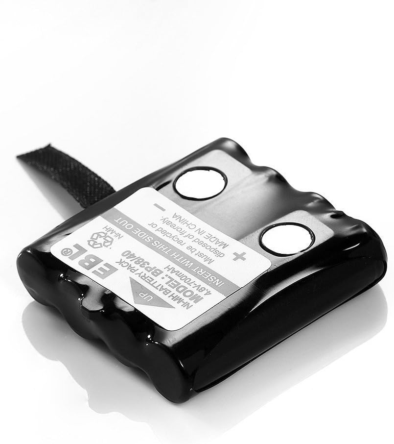 EBL BP-38 Two-Way Radio Batteries 4.8V 700mAh Replacement Battery for BP-38 BP-39 BT-1013 BT-537 BP-40 FRS-008 (2 Pack): Health & Personal Care