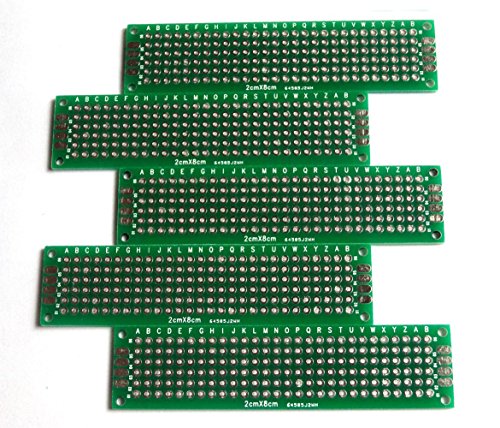 20PCS Double-Side Prototype PCB Universal Printed Circuit Board Universal PCB Circuit Board (2x8cm) - Thumbnail 2